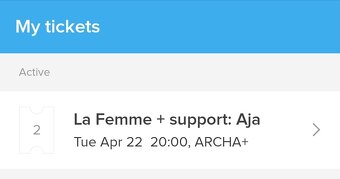 Predám 2 lístky na La Femme - 2