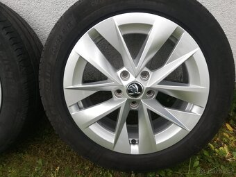 alu Škoda Octavia IV letní 205/55/17,alu Škoda Rotare 17" - 2