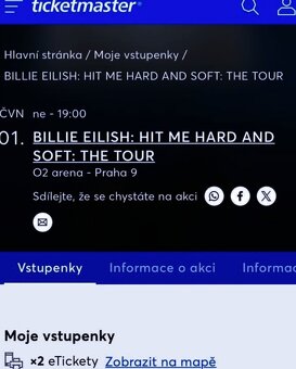 2x BILLIE EILISH PRAHA - 2