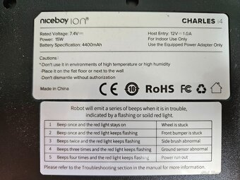 Robotický vysavač Niceboy Charles i4 - 2