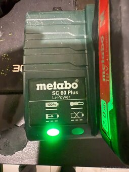 Metabo nabíječka a akumulator - 2