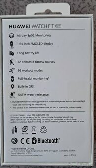 Chytré, sportovní hodinky Huawei Watch fit, starorůžová - 2
