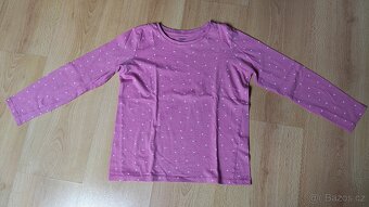 Dívčí 2x tríčka dlouhý rukáv 140 - 2