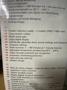 Přenosná indukční varná deska - 2