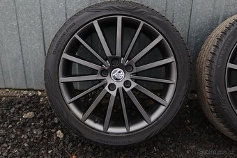 18" - ALU kola Škoda TURINI 7,5x18 ET51 + pneu 225/40 R18 - 2
