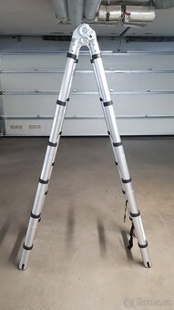 Teleskopický hliníkový žebřík/štafle - 2