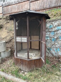 Dřevěná voliéra - 2