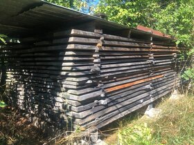 dřevo, stavební řezivo, fošny, trámy, latě - 2