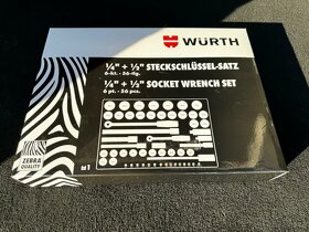 Wurth sada 1/4 a 1/2 palcových nástrčných klíčů (gola sada) - 2