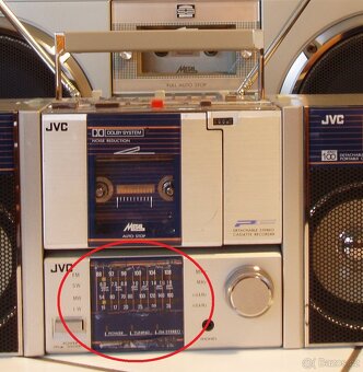 JVC PC-100 - stupnice rádia - poptávka - 2