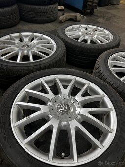 Prodám alu kola 5x112 r17 s pneumatikami Dunlop - 2