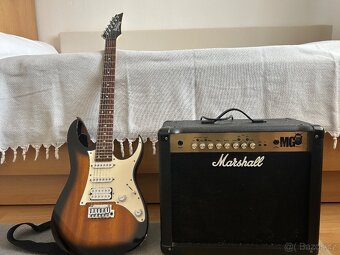 Kytara Ibanez + Marshall kombo - 2