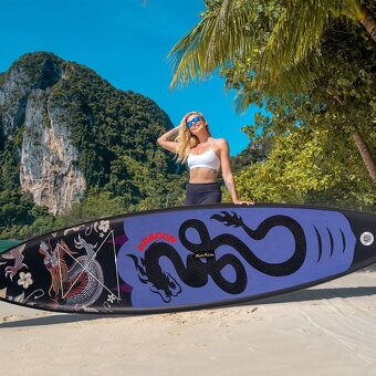 Surfboard Black Dragon SUP PaddleBoard nafukovací 350x83x15c - 2