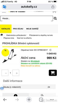 Nosič kol na střechu - 2