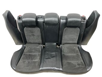 Sedačky černá kůže alcantara Škoda Superb 2 sedan r.v. 2009 - 2