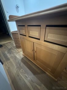 Komoda přebalovací pult, buk, VŠH 90x100x79 - 2