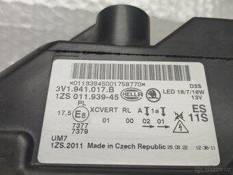 Levý světlomet xenon Škoda Superb 3 3v1941017B - 2