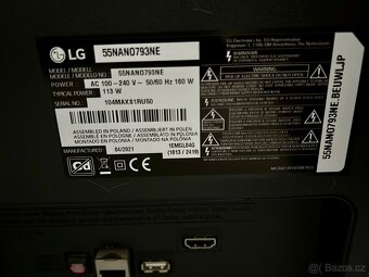 Televize LG s rozbitou obrazovkou - 2