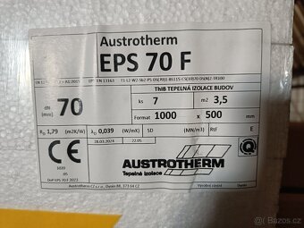 Fasádní polystyren 7cm - výprodej - 2