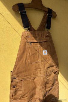 Kalhoty laclové Carhartt Bib Overall W36/L34 - 2
