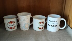Hrnky na čaj, kafe, bylinky,šálky s podšálky - 2
