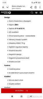 Chladící vitrína Gastro - 2