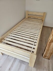 Prodám nové postele s roštem 80x200. - 2