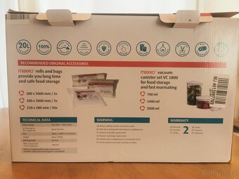 vakuovačka potravin Maxxo VM profi - 2
