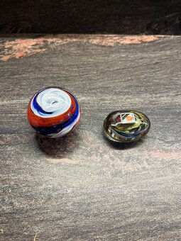 Skleněná těžítka - hutní sklo - 2