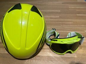 Dětský set helma Mango + brýle se sluneční clonou Alpina - 2