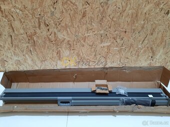 VOUNOT VÝSUVNÁ BOČNÍ MARKÝZA PARAVÁN KRYT 140x300 CM ČERNÁ . - 2