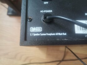 Reproduktory sweex 2.1 60w - 2