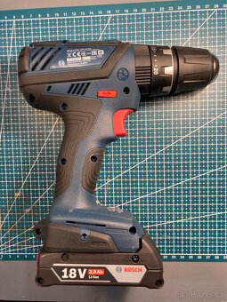 Aku vrtačka BOSCH GSB 18-2-LI Plus, 2x2.0Ah, 18V, kufr - 2