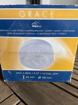 Stropní - Svítidlo sklo/ Rabalux GRACE - 2