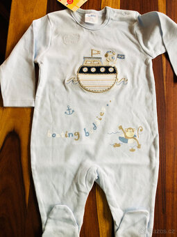 Nový bleděmodrý overal zn. G-mini 74–79 cm - 2