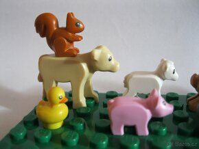 Lego zvířata tele,jehně,sele,pták,labrador,veverka - 2