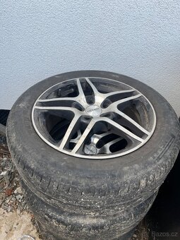 ALU 16” komplet kola 5x114,3 + letni pneu 205/55 R16 - 2