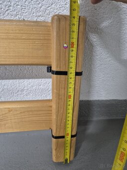 Dřevěná dětská zábrana na postel - 2