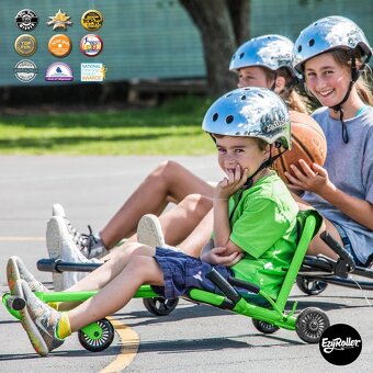 EzyRoller Classic Ride On Scooter pro děti zelené - 2