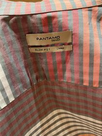 Slim Fit Košile ITALSKÁ Pantamo Denim - 2