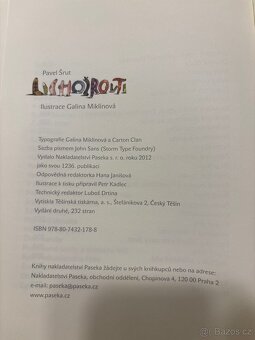 Pavel Šrut - Lichozrouti - stav nové knihy - 2