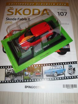 Prodám modely Kaleidoskop slavných vozů ŠKODA 1:43 - 2