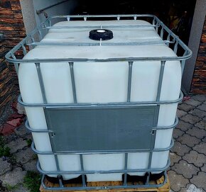 IBC barel na vodu, 1000 l, jako nový - 2