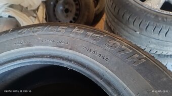 Dvě letní pneu 215/55/16 - 2