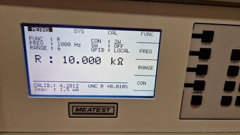 RLC kalibrátor impedance Meatest M500 - 2