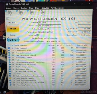 HDD 6TB 3x - 2