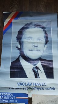 Václav Havel plakát atd. - 2
