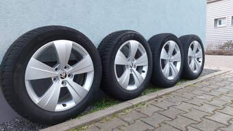 Alu kola 5x112 r17 Triton originál Škoda Superb - 2