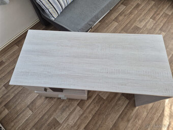 PC/Psací stůl 125x55 jako nový, skoro nepoužívaný - 2