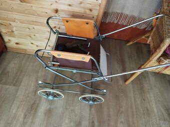 Dětský retro kočárek pro panenky - 2